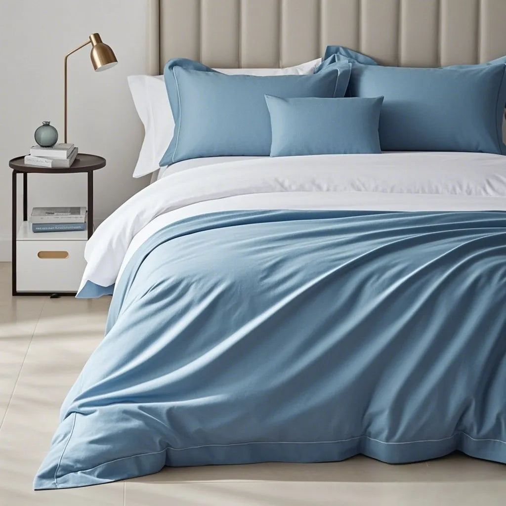 Blue and White Duvet Cover