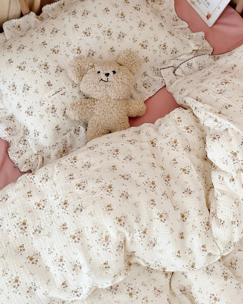 Crape Myrtle Durable 100% Cotton Muslin Baby Pillowcase