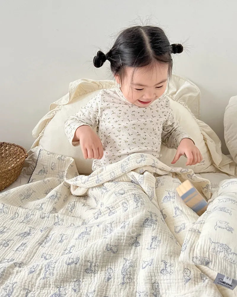 LC Cute Cat Blanket For Toddler Baby Blankets For Girls Boys