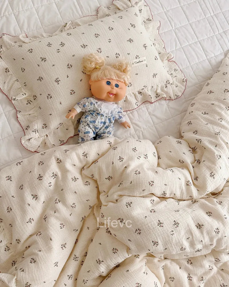 LC Muslin Cotton Toddler Pillowcase for Bed Pillow Cover