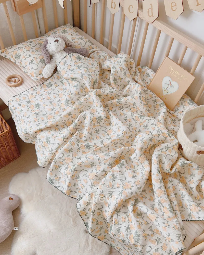 Muslin crib quilt 2025