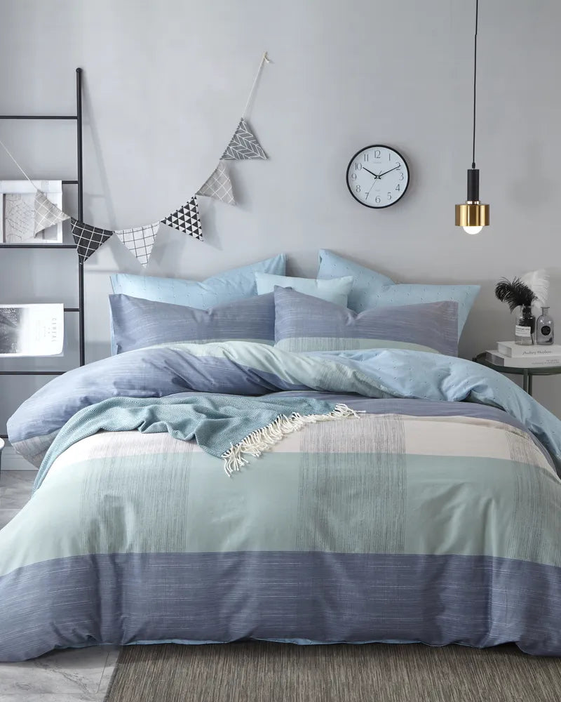 Nordic Retreat Skin-friendly 100% Cotton Duvet Cover Set