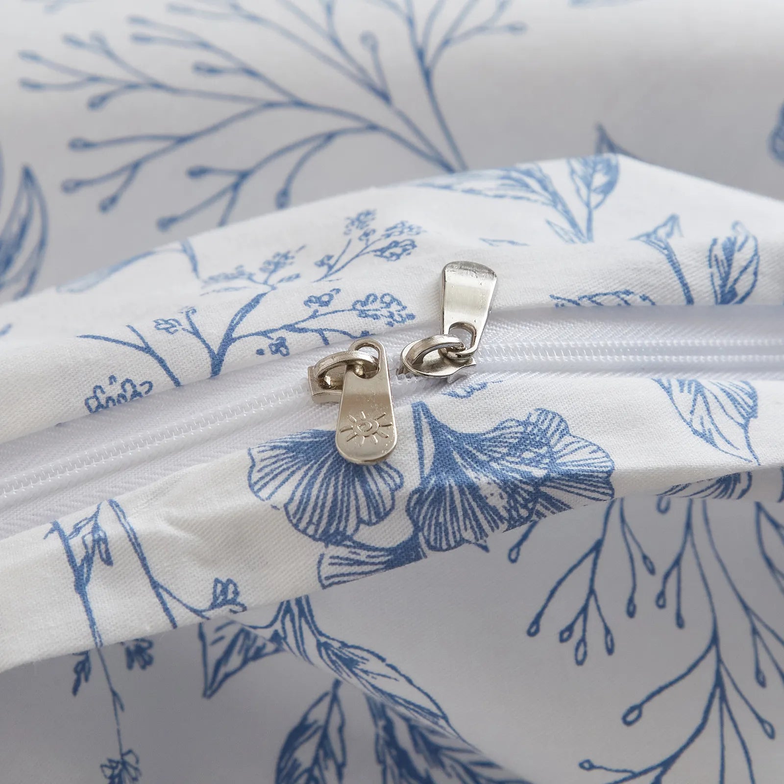 Tranquil Petal Cozy Soft Floral 100% Cotton Duvet Cover Set