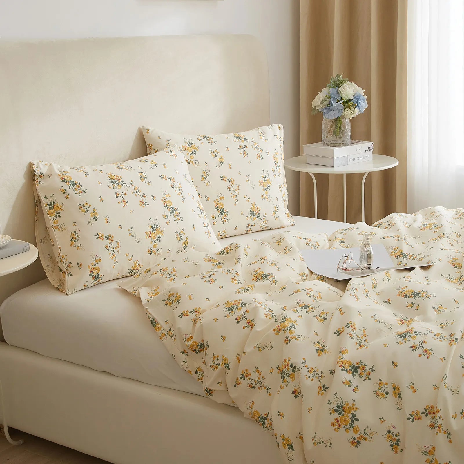 Sunny Wild Soft 100% Cotton Duvet Cover Set