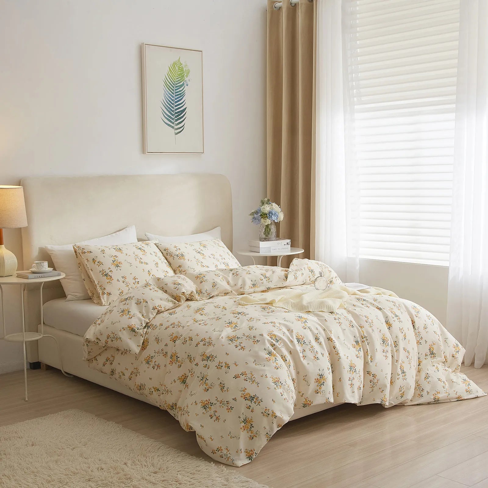 Sunny Wild Soft 100% Cotton Duvet Cover Set