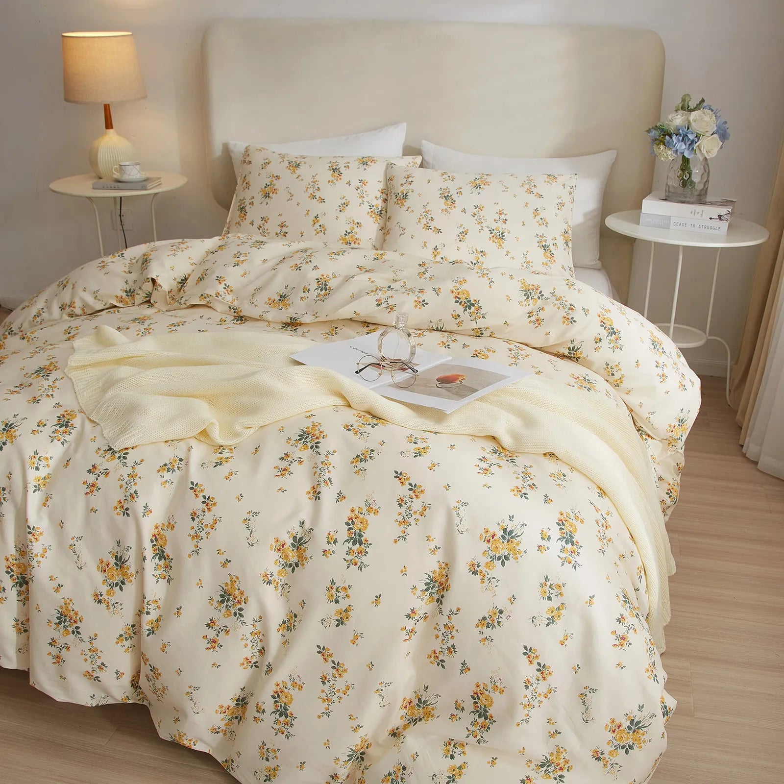 Sunny Wild Soft 100% Cotton Duvet Cover Set