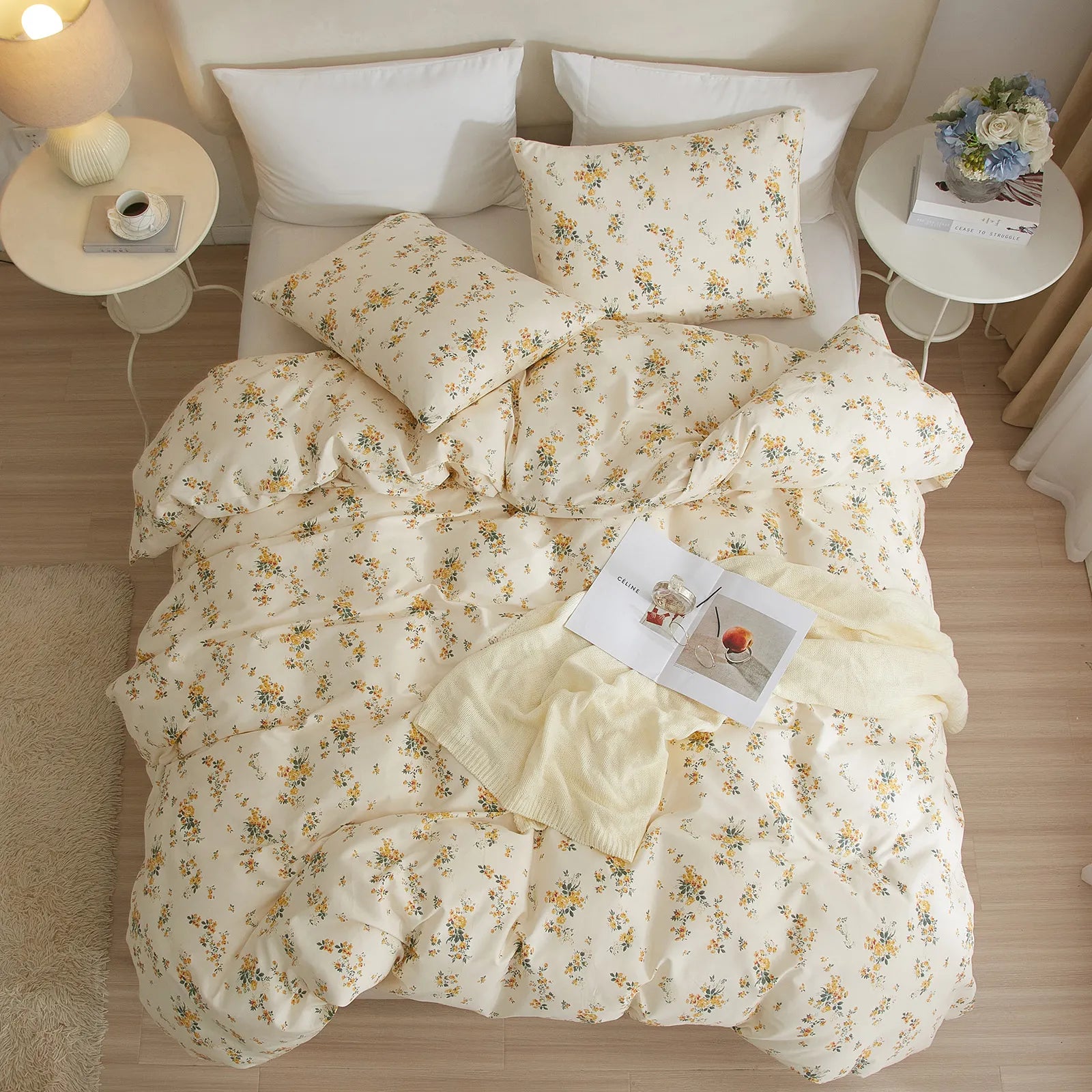 Sunny Wild Soft 100% Cotton Duvet Cover Set