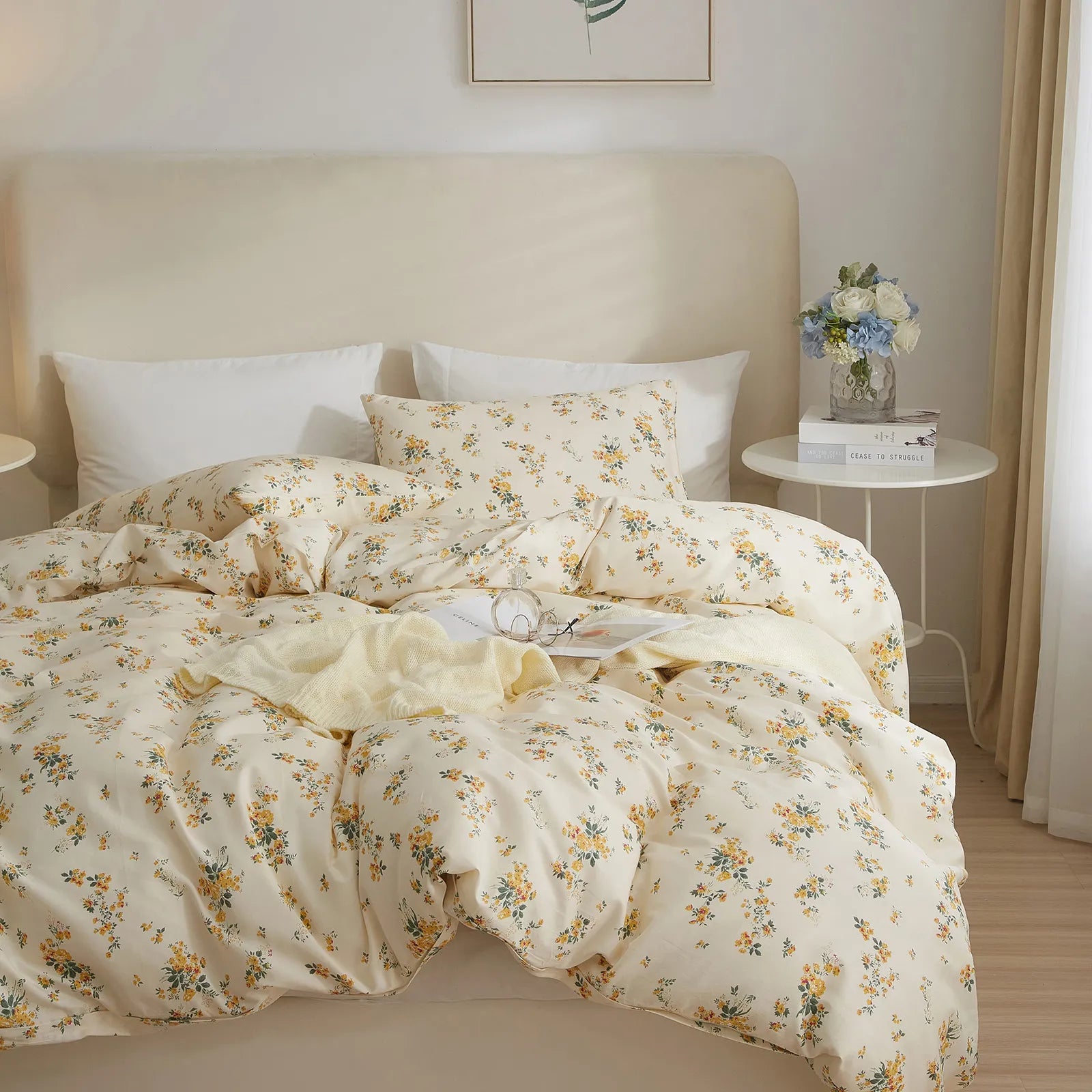 Sunny Wild Soft 100% Cotton Duvet Cover Set