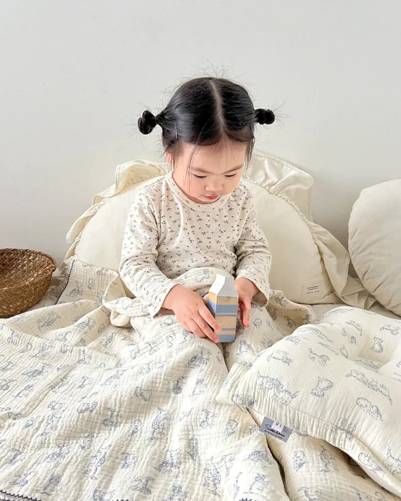 LC Cute Cat Blanket For Toddler Baby Blankets For Girls Boys