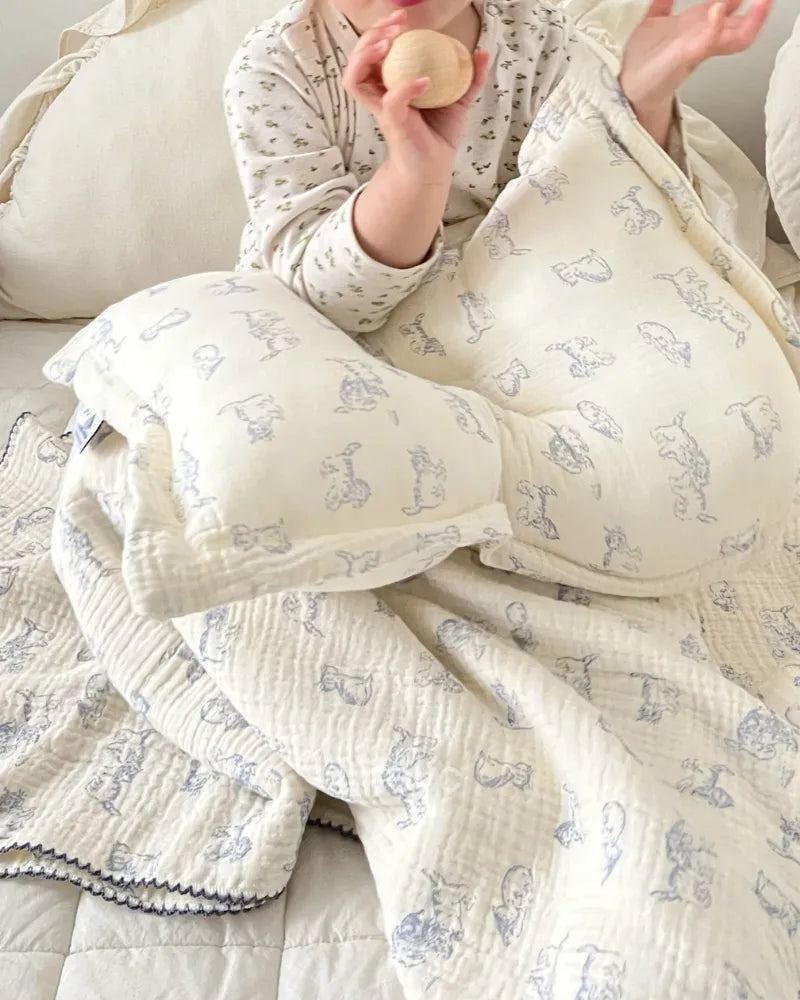LC Cute Cat Blanket For Toddler Baby Blankets For Girls Boys