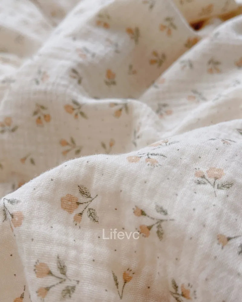 LC Floral Pattern Breathable Nursery Pillowcase For Kids