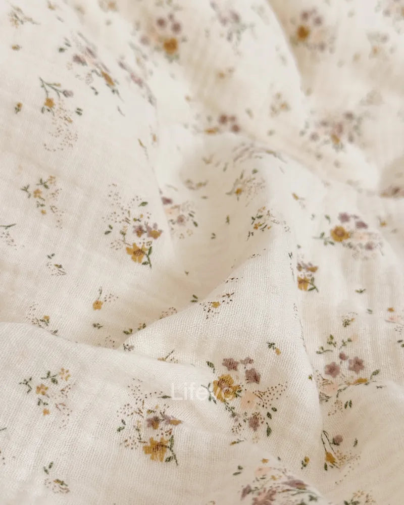 LC Floral Toddler Pillow Cases Cotton Muslin Baby Pillowcases