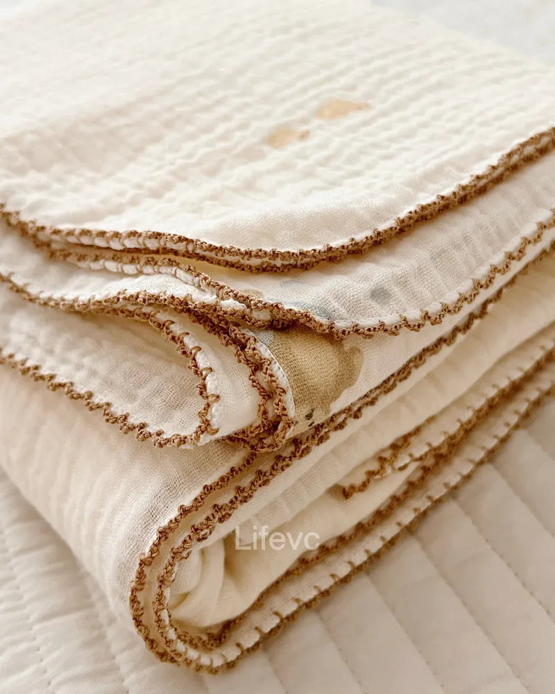 LC Muslin Blankets Baby Lightweight Blanket for Boys Girls