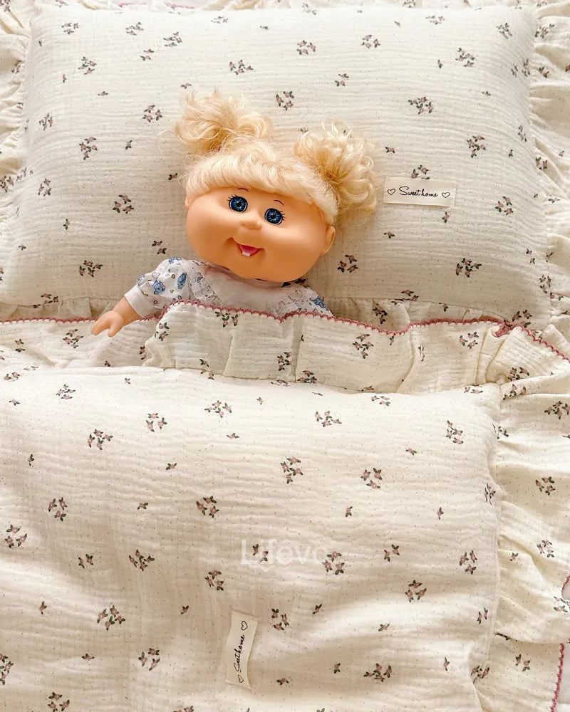 LC Muslin Cotton Toddler Pillowcase for Bed Pillow Cover