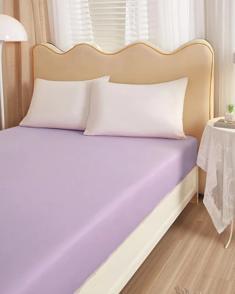 Lavender Fields Ultra Soft Purple 100% Cotton Fitted Sheet