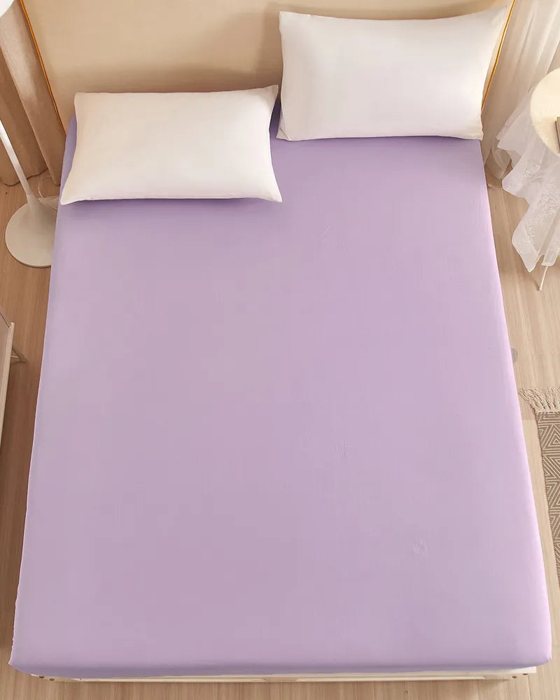 Lavender Fields Ultra Soft Purple 100% Cotton Fitted Sheet