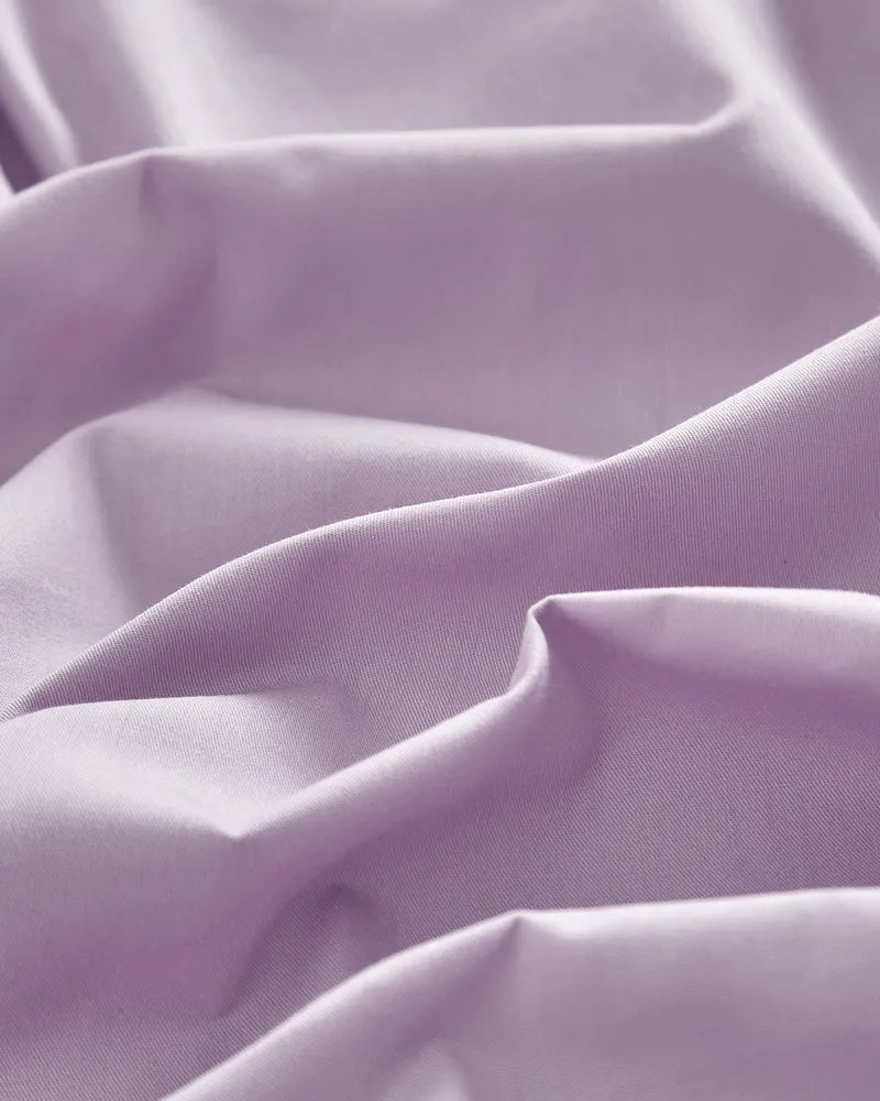 Lavender Fields Ultra Soft Purple 100% Cotton Fitted Sheet