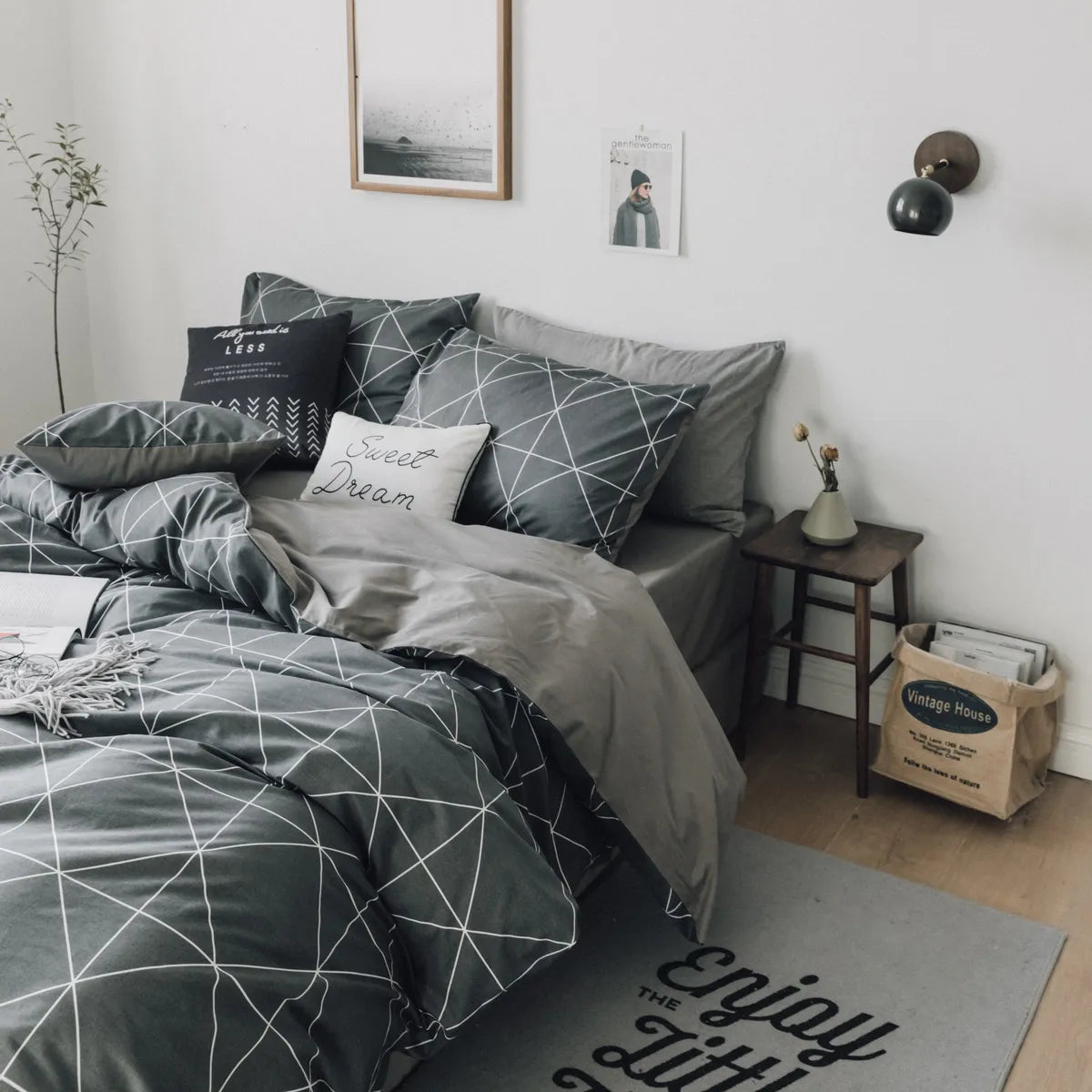 100% Cotton Duvet Cover Set