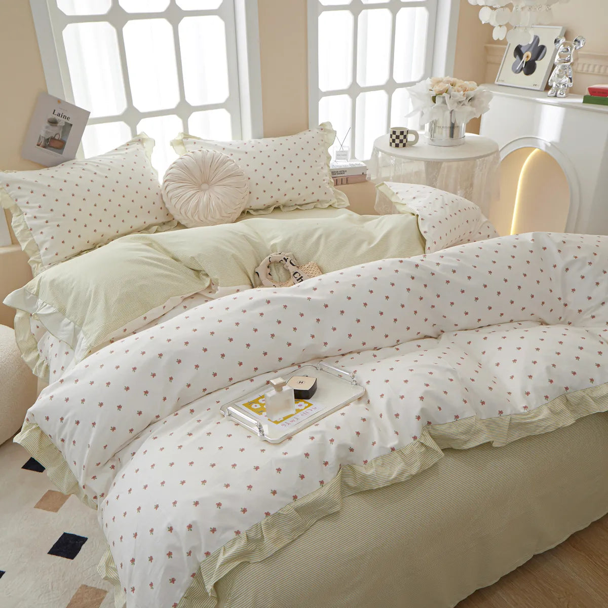 White 100% Cotton Duvet Cover Set